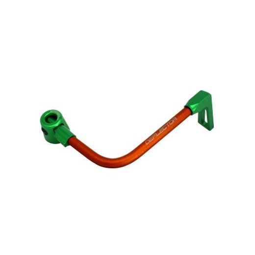 Lever guard ACCOSSATO DE001 with orange hose and joint right, aluminium