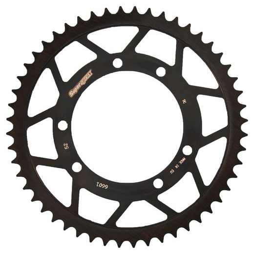 Zadnji verižnik (zobnik) SUPERSPROX RFE-6601:52-BLK črna 52T, 420