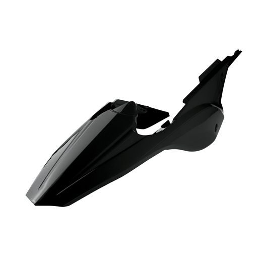 Rear fender + side panels POLISPORT 8596300003 Črn