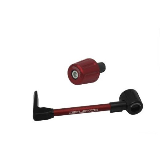 Lever guard in aluminium + right end ACCOSSATO DE005 with red hose and joint levi