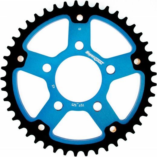 Zadnji verižnik (zobnik) SUPERSPROX STEALTH RST-7_525:45-BLU moder