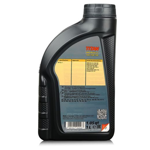 Olje za menjalnik SILKOLENE TITAN SINTOPOID LS SAE 75W-140 602010537 1 l