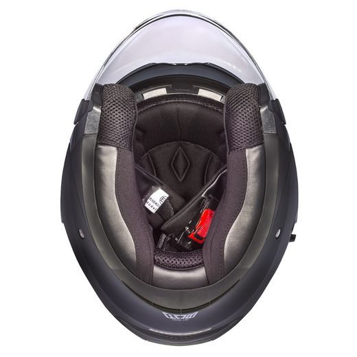Jet čelada CASSIDA JET TECH black matt / grey logos L