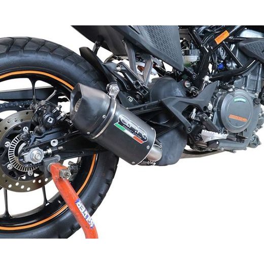 Slip-on exhaust GPR FURORE NERO KT.99.2.RACE.FUNE Matte Black