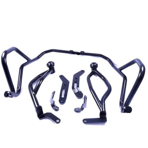 Engine guards RDMOTO CF153KD Črn lower + upper frames (with protectors)