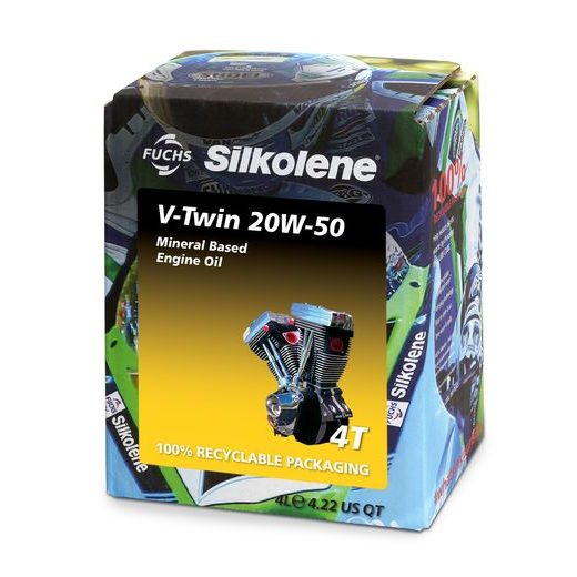 Motorno olje SILKOLENE V-TWIN 20W-50 MINERAL 601452789 4 l