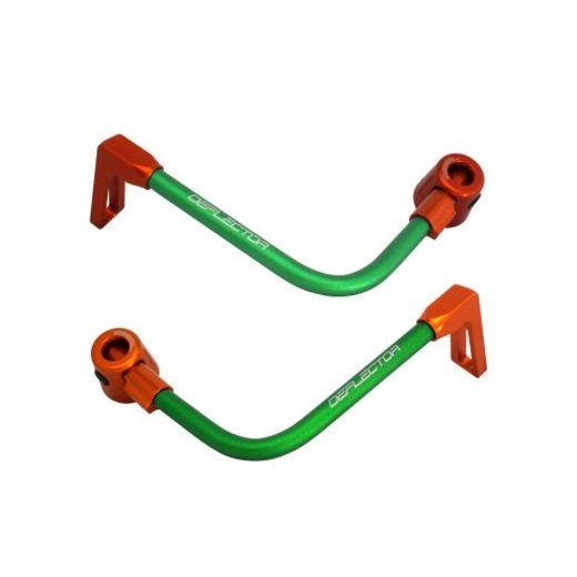 Lever guard ACCOSSATO DE003 with green hose and joint right + left, aluminium