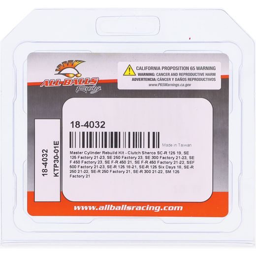 Master Cylinder Rebuild kit All Balls Racing 18-4032