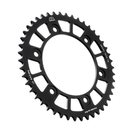 Aluminijasti zadnji verižnik (zobnik) JT JTA 1308-46BLK 46T, 520 Črn