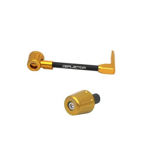 Lever guard in aluminium + left end ACCOSSATO DE004 with black hose and joint right