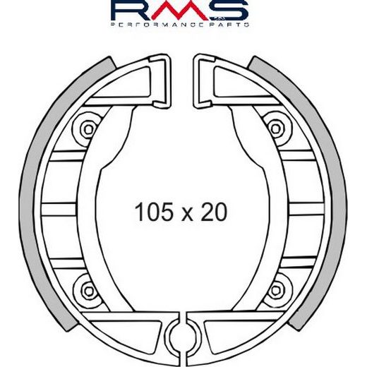 Zavorne čeljusti RMS 225120200