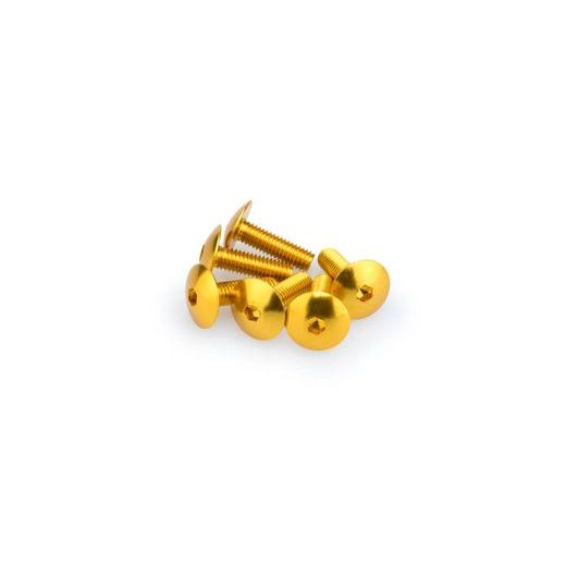 Screws PUIG ANODIZED 0657G yellow M6 x 20mm (6pcs)