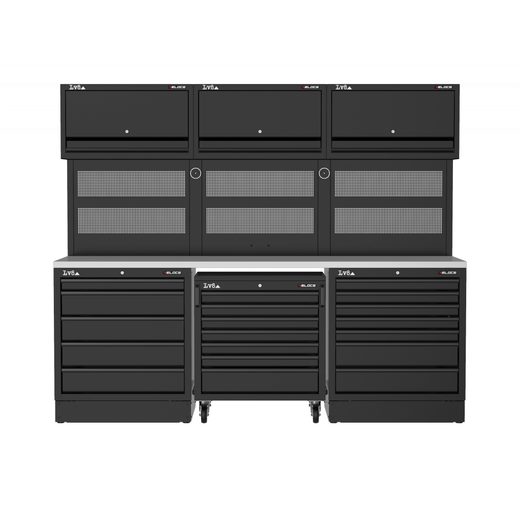Workbench LV8 EVS24-01X with stainless steel top