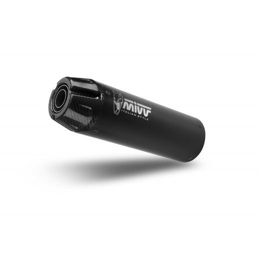 Celoten izpušni sistem 1x1 MIVV HR-1 Y.075.LH1BG Black with carbon cap
