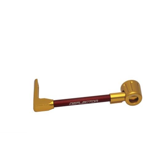 Lever guard ACCOSSATO DE002 with red hose and joint left, aluminium