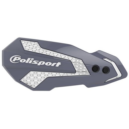 Handguard POLISPORT MX FLOW 8308200041 Grey/White with mounting system