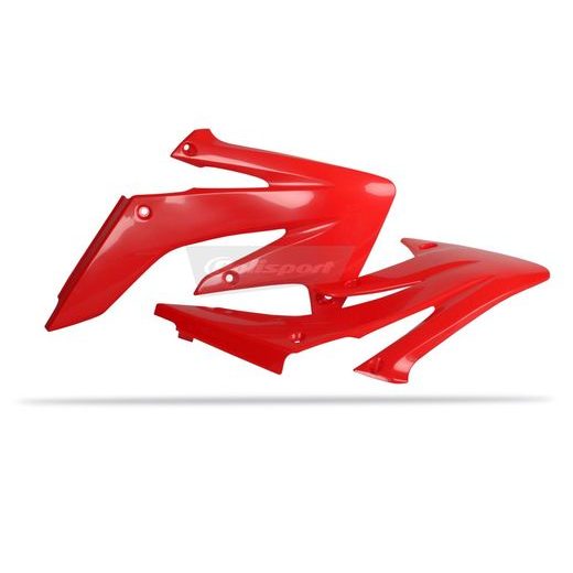 Radiator scoops POLISPORT 8410300003 (par) red CR 04