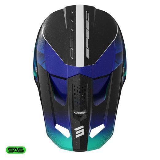 Helmet SHOT SPEED OLYMP A05-21OB-G01-12 blue pearly 2XL