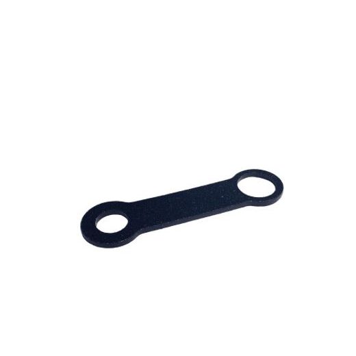 Straight bracket ACCOSSATO FS002 (standard equipment) for mounting Accossato CNC-worked fluid reservoirs