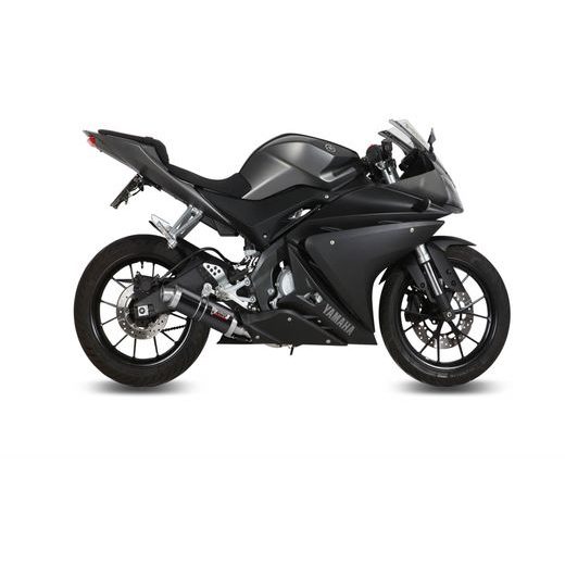 Celoten izpušni sistem 1x1 MIVV GP Y.047.LXB steel black d105