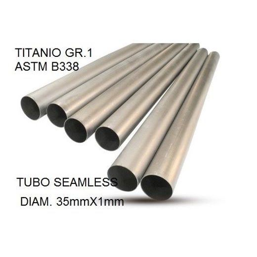Titanium seamless Gr.1 TUBE AISI Tig GPR TU.T.2 Brushed Stainless steel