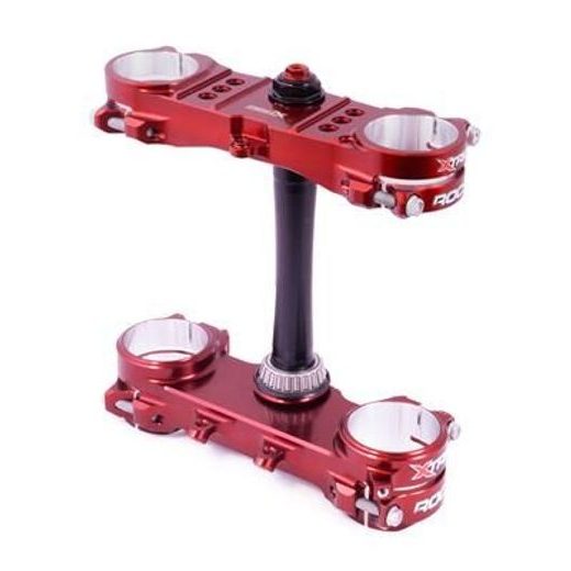 Triple clamp X-TRIG ROCS PRO 40405008 Brown