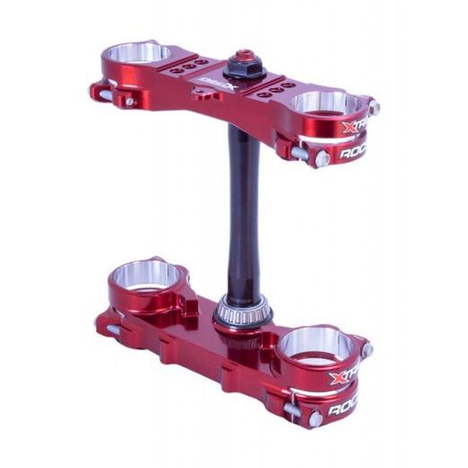 Triple clamps X-TRIG ROCS PRO 40900012 20-22mm X-Trig Brown