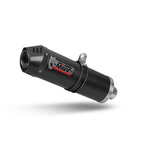 Celoten izpušni sistem 2x1 MIVV OVAL K.057.L3C Carbon with carbon cap