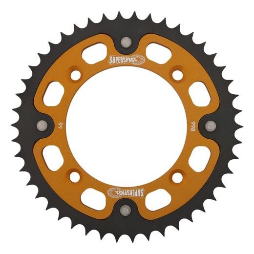 Rear sprocket SUPERSPROX STEALTH RST-998:46-GLD zlata 46T, 428