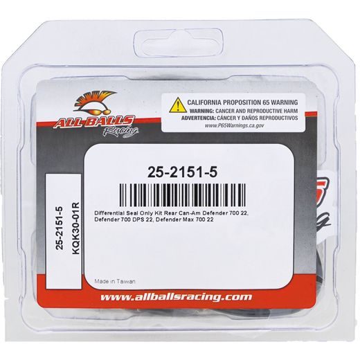 Differential Seal Kit All Balls Racing 25-2151-5