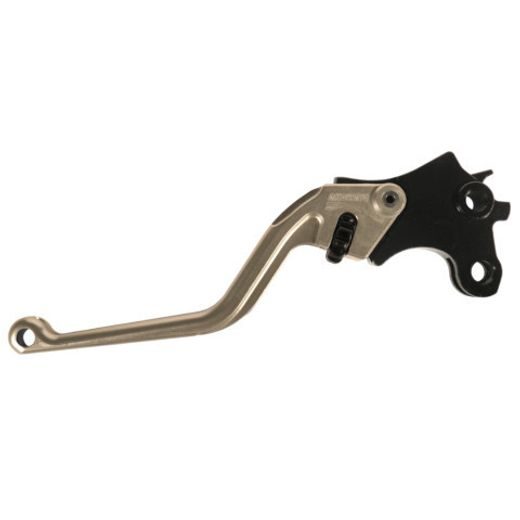 Clutch Lever ACCOSSATO ESC075 fixed CNC machined aluminium, silver