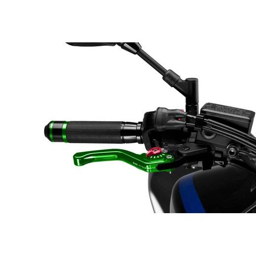 Brake lever without adapter PUIG 3.0 130VR kratka (short) green/red