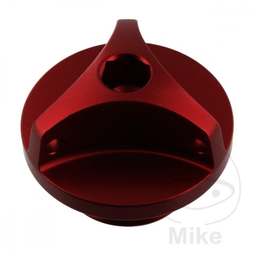 Oil filler cap PRO BOLT aluminium rdeč