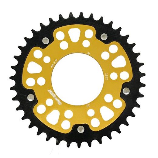 Zadnji verižnik (zobnik) SUPERSPROX STEALTH RST-1332:39-GLD zlata 39T, 525
