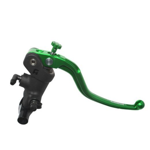 Radial brake master cylinder ACCOSSATO PC010 19 x 18 with fixed lever,green