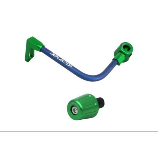 Lever guard in aluminium + right end ACCOSSATO DE005 with blue hose and joint levi