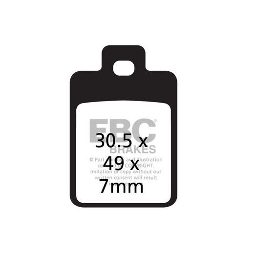 Zavorne obloge EBC SFA255