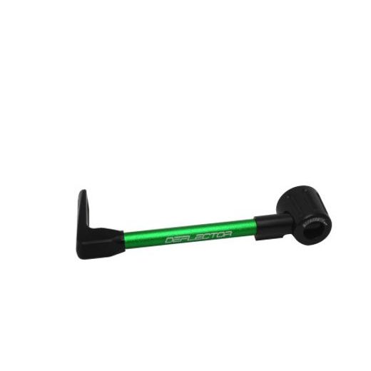 Lever guard ACCOSSATO DE002 with green hose and joint left, aluminium