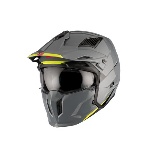 Helmet MT Helmets STREETFIGHTER SV S SOLID A22 GLOSS GREY XXL