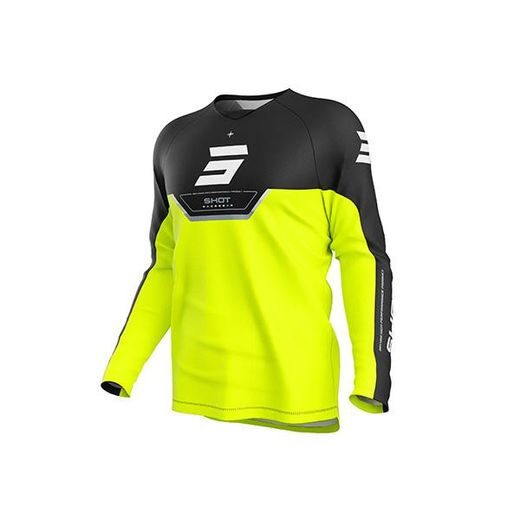 Jersey SHOT DRAW KID DAYTONA A05-12D-BK2-01 neon yellow 04/05