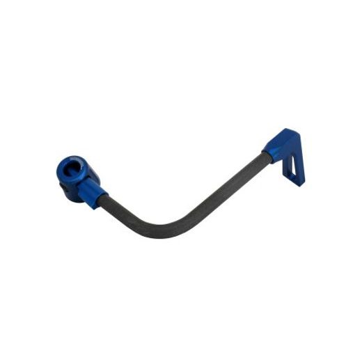 Lever guard ACCOSSATO DE006 with black hose and joint right, carbon