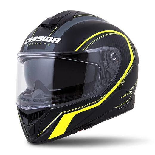 Integralna čelada CASSIDA Integral GT 2.0 Reptyl black/ fluo yellow/ white S