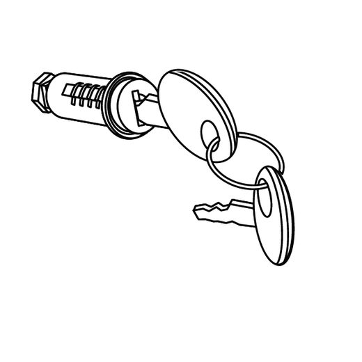 Lock set housing SHAD 201896R for SH48-SH59X