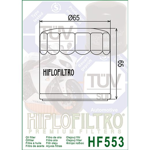 Oljni filter HIFLOFILTRO HF553