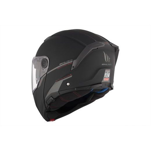 Helmet MT Helmets ATOM 2 SV SOLID A1 MATT BLACK S