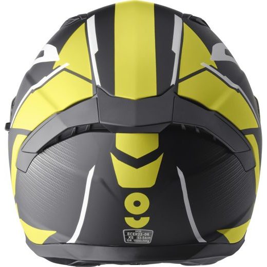 Integralna čelada GMS VELOX ZG12601 graphic matt black-yellow-grey 2XL