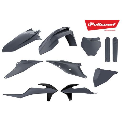 Set plastik POLISPORT 90814 Nardo Grey