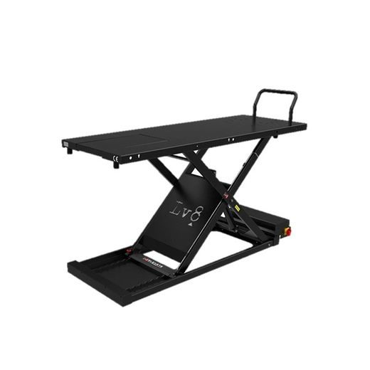 Motorcycle lift LV8 GOLDRAKE 600HC FLOOR VERSION EG600HCE.TBK with electro-hydraulic unit (black RAL 9005)