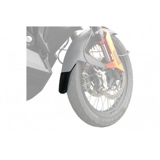 Front fender extension PUIG 3682N črna