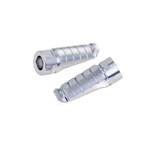 Footpegs without adapters PUIG RACING 6301P srebrna